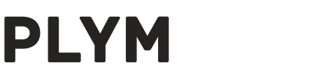 Plymouth Web logo design (stacked) (469 x 150 px)